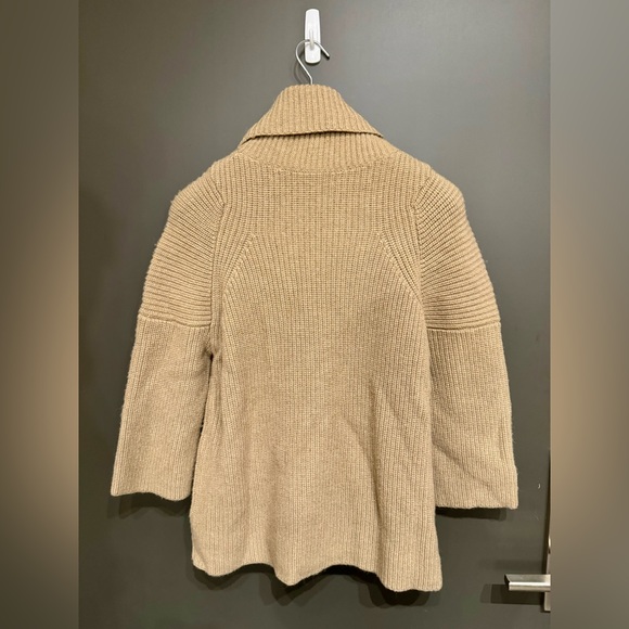 Allsaints Taupe Wool Turtleneck Sweater - Picture 2 of 5